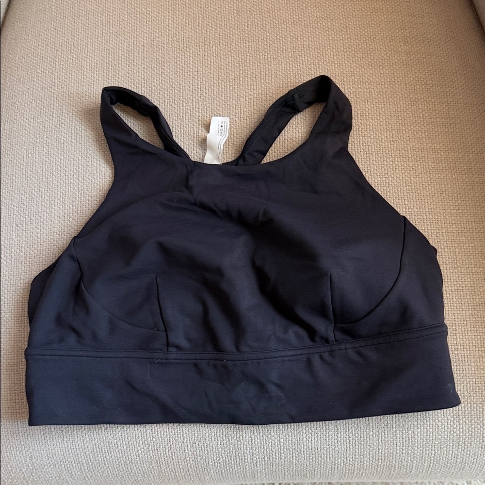 lululemon athletica Black High-Neck Padded Sports Bra
